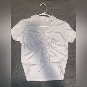 Women's Ruched Crop Top